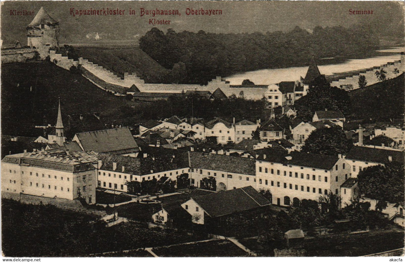 CPA AK Burghausen Kapuziner Kloster GERMANY (1401240) - Burghausen