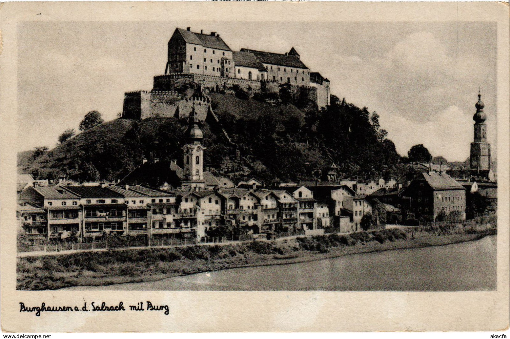 CPA AK Burghausen Mit Burg GERMANY (1401237) - Burghausen