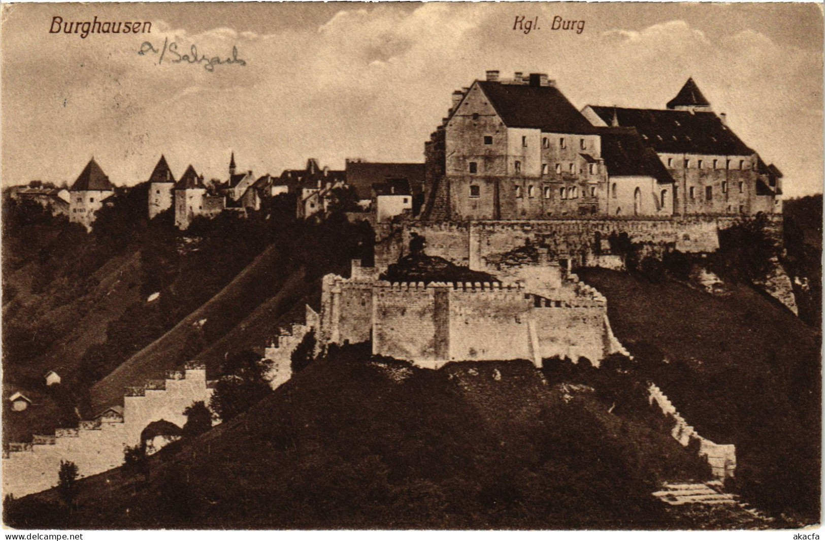 CPA AK Burghausen Konigliche Burg GERMANY (1401236) - Burghausen
