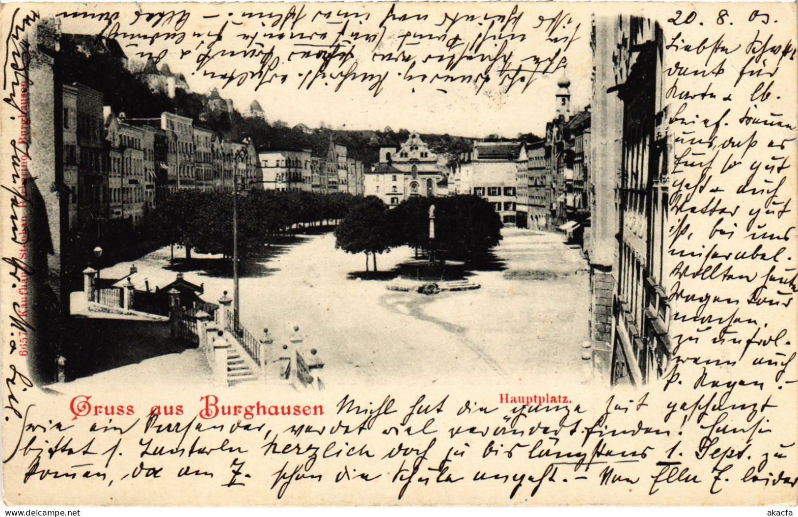 CPA AK Burghausen Hauptplatz GERMANY (1401230) - Burghausen