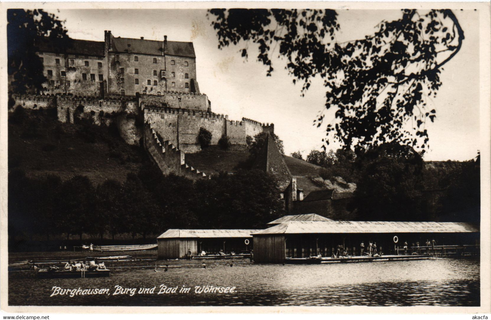 CPA AK Burghausen Burg Ung Bad Im Wohrsee GERMANY (1401215) - Burghausen