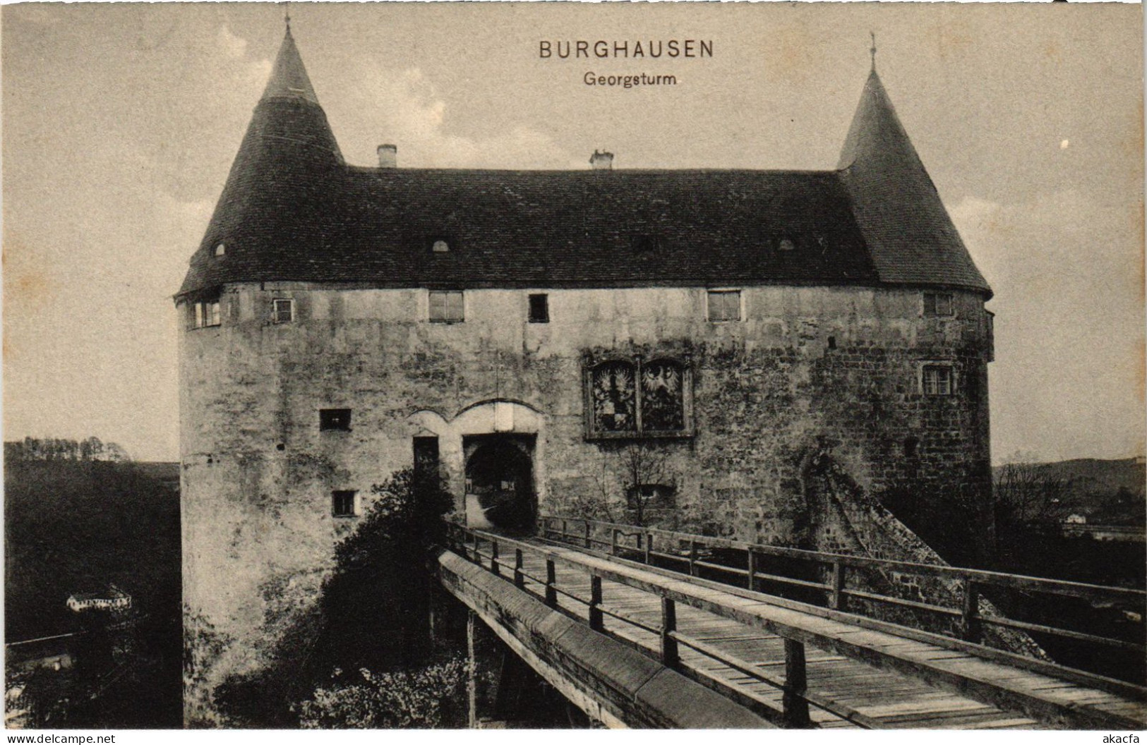 CPA AK Burghausen Georgsturm GERMANY (1401210) - Burghausen