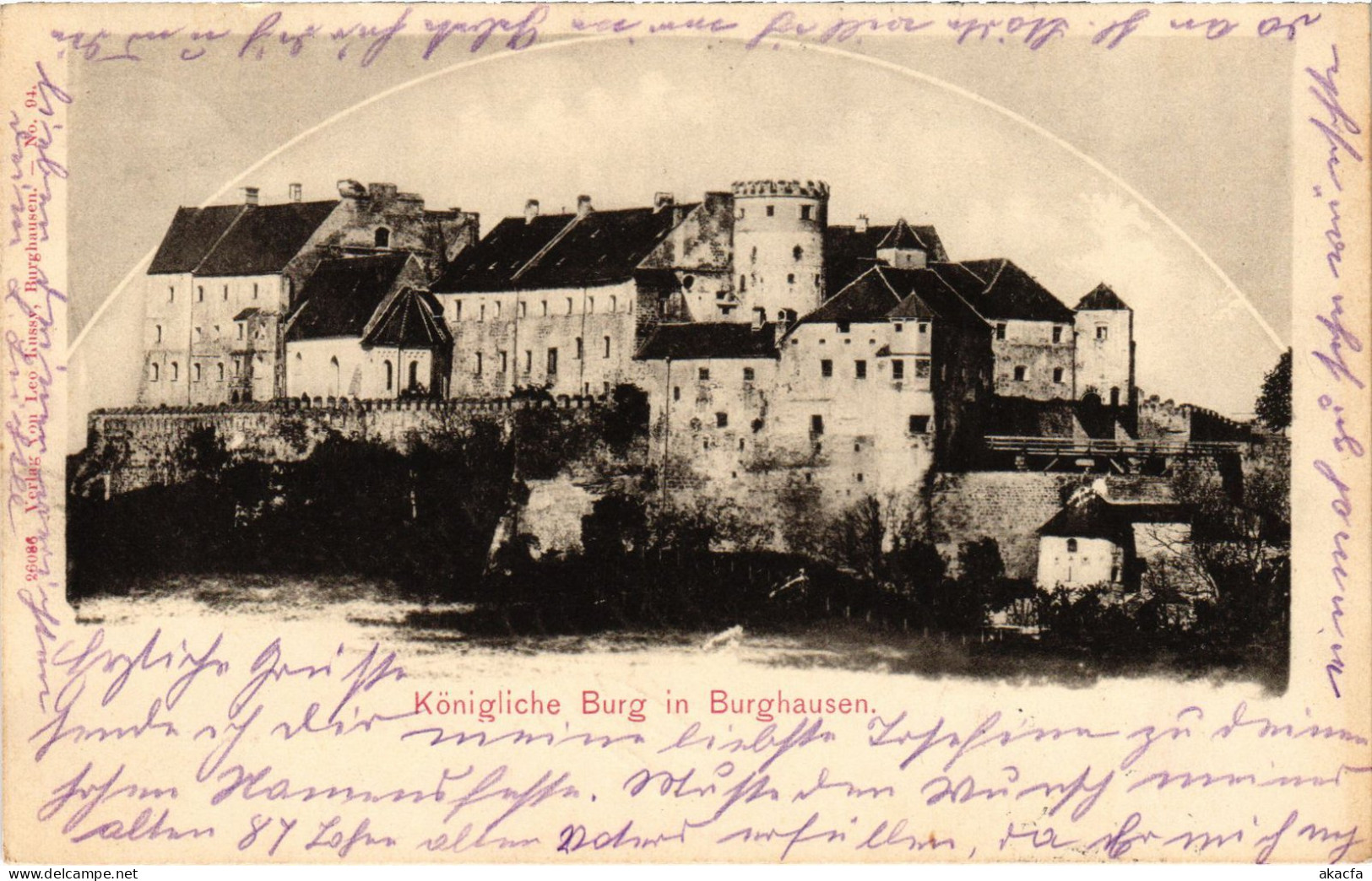 CPA AK Burghausen Konigliche Burg GERMANY (1401197) - Burghausen