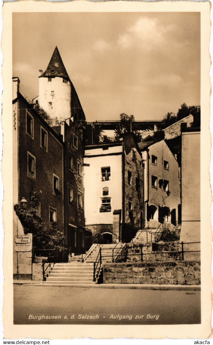 CPA AK Burghausen Aufgang Z. Burg GERMANY (1401176) - Burghausen