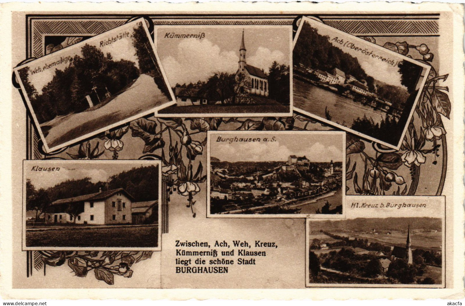 CPA AK Burghausen Souvenir GERMANY (1401160) - Burghausen