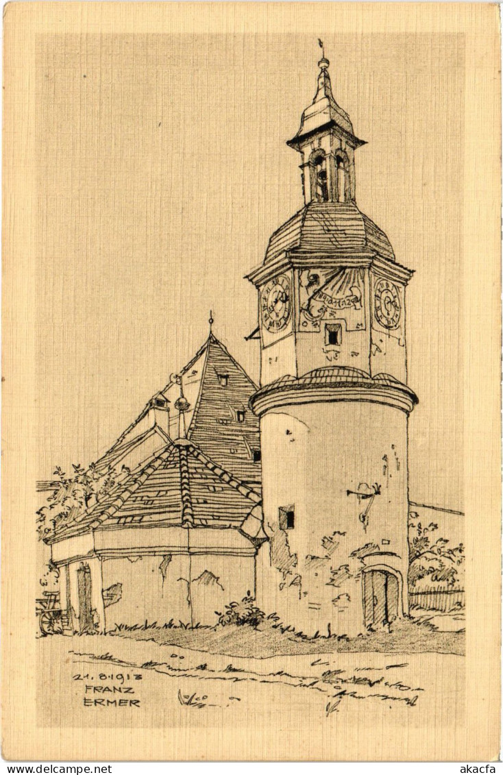 CPA AK Burghausen Uhrturm GERMANY (1401152) - Burghausen