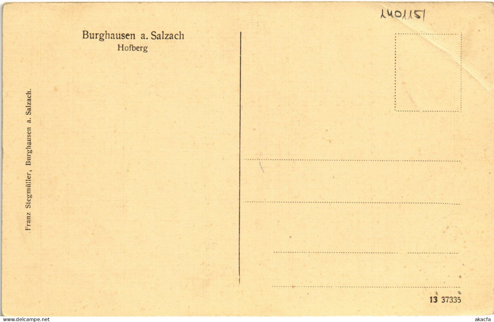 CPA AK Burghausen Hofberg GERMANY (1401151) - Burghausen