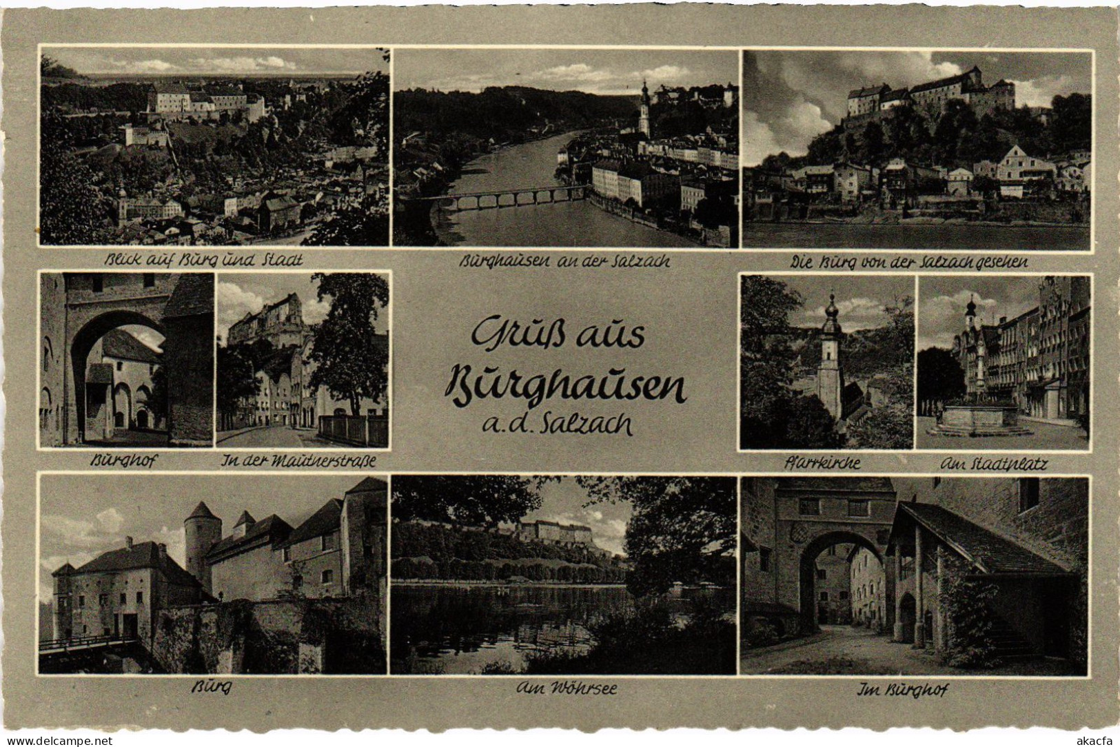 CPA AK Burghausen Souvenir GERMANY (1401113) - Burghausen