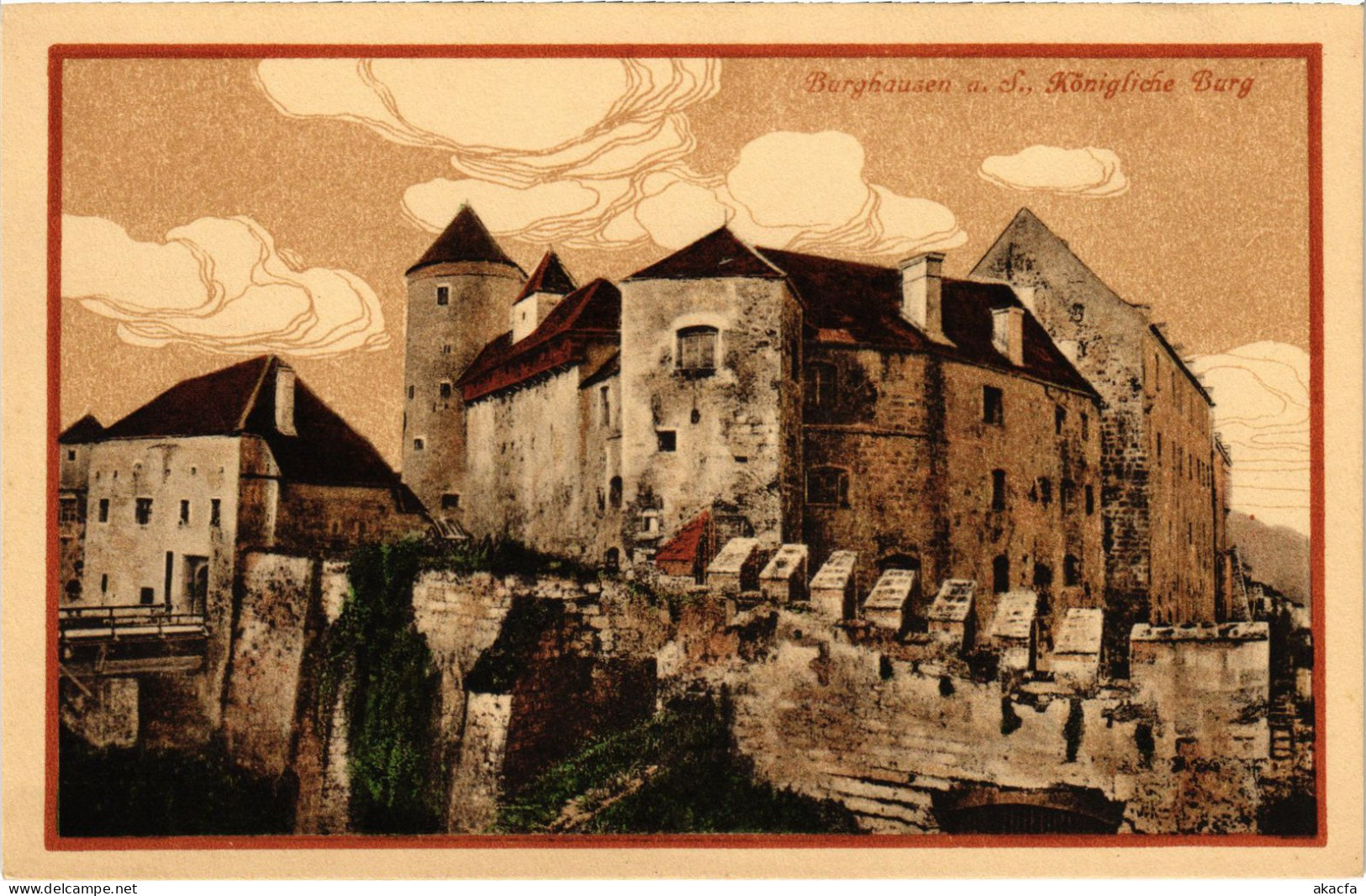 CPA AK Burghausen Konigliche Burg GERMANY (1401103) - Burghausen
