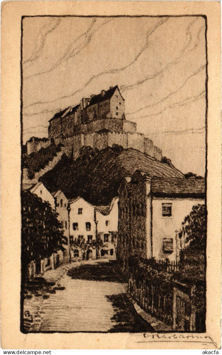 CPA AK Burghausen Mautnerstrasse M. Burg GERMANY (1401099) - Burghausen