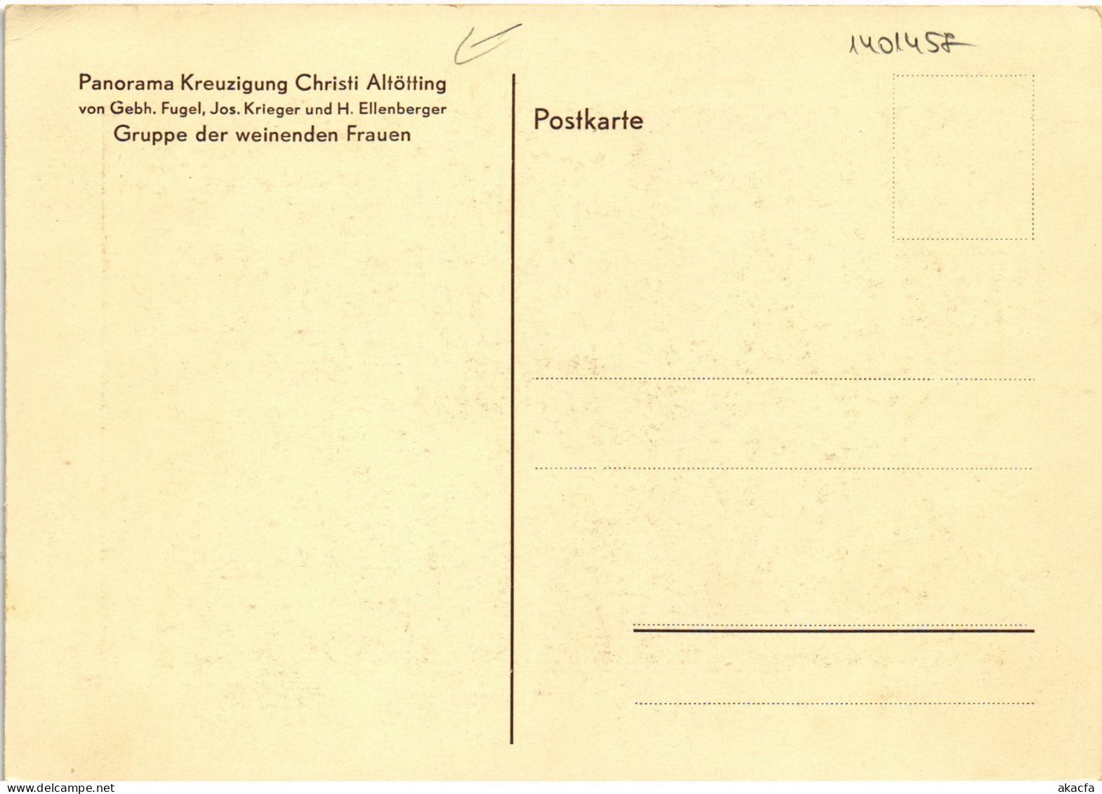 CPA AK Altotting Panorama Kreuzigung Christi GERMANY (1401457) - Altötting