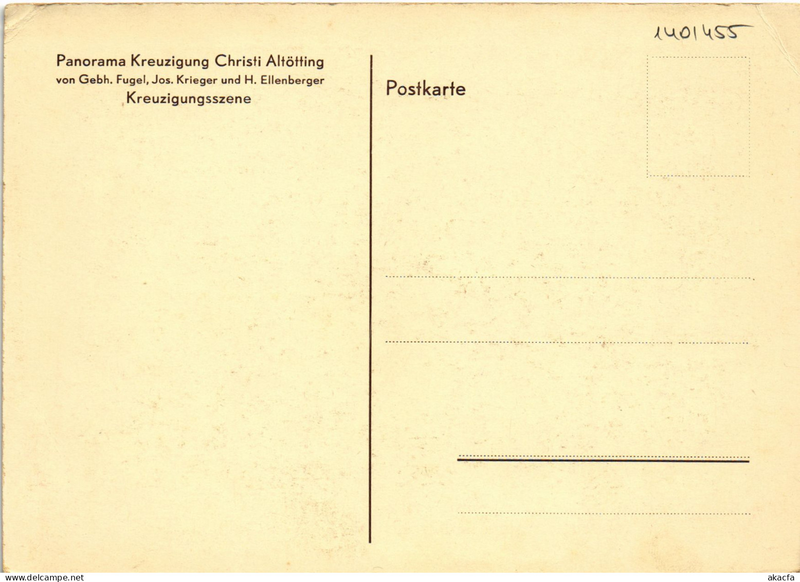 CPA AK Altotting Panorama Kreuzigung Christi GERMANY (1401455) - Altoetting