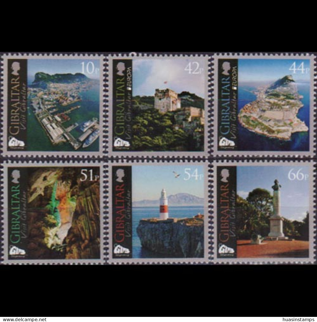 GIBRALTAR 2012 - Scott# 1334-9 Tourism Set Of 6 MNH - Gibilterra