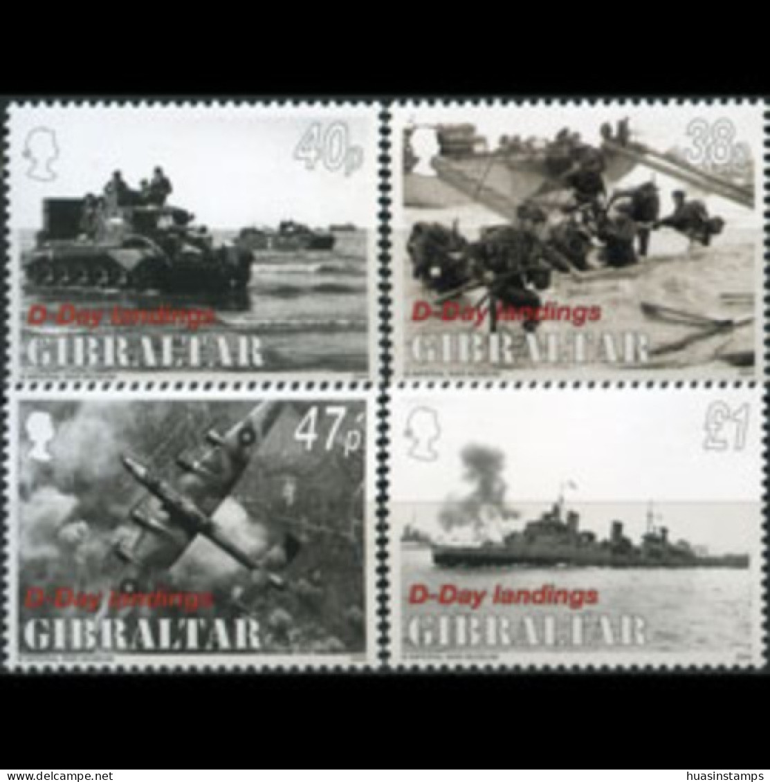 GIBRALTAR 2004 - Scott# 976-9 WWII D.Day Set Of 4 MNH - Gibilterra