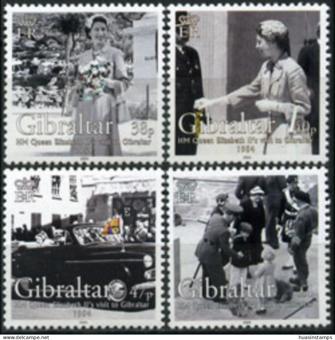 GIBRALTAR 2004 - Scott# 966-9 Queen Visit Set Of 4 MNH - Gibilterra