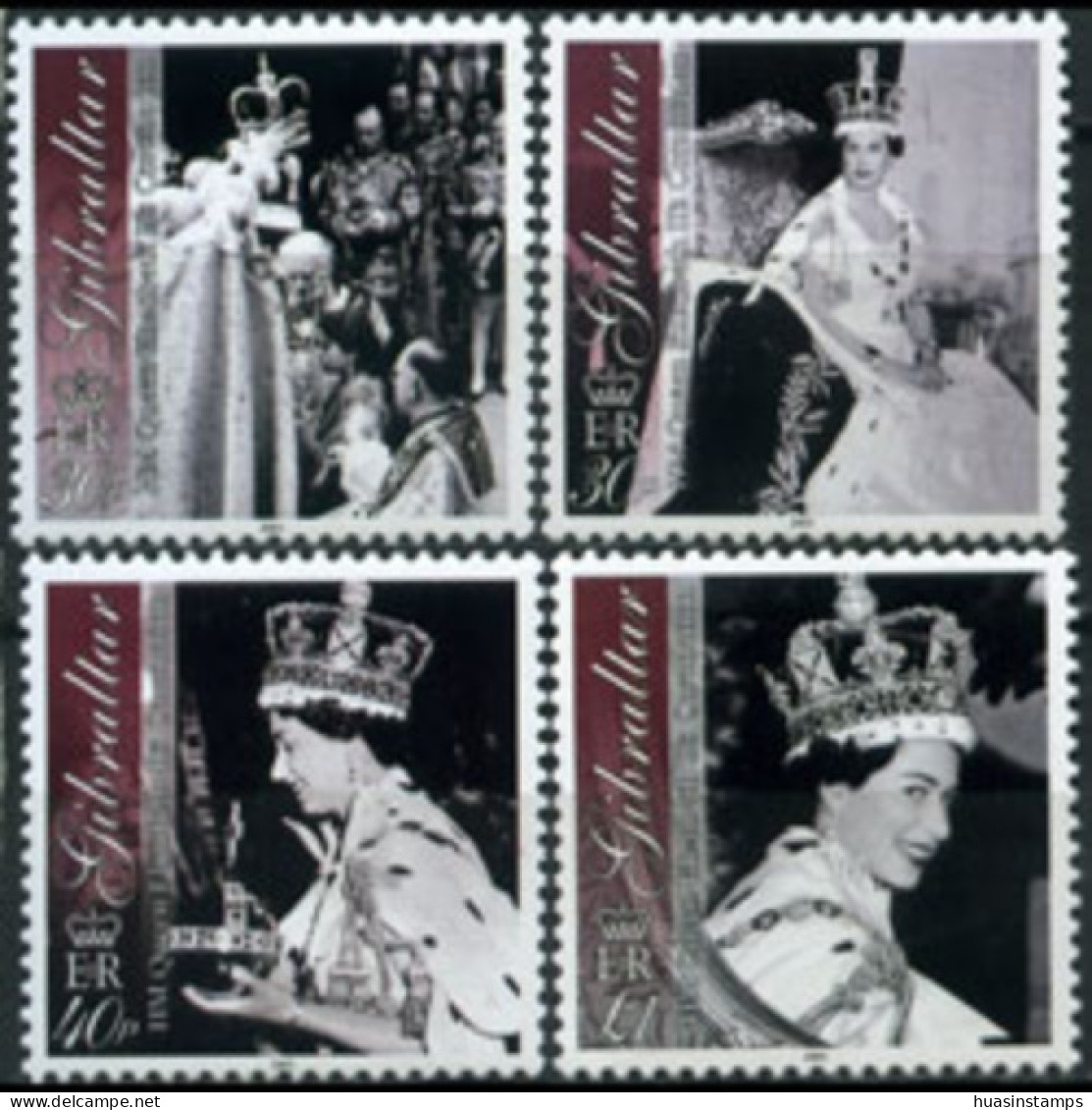 GIBRALTAR 2003 - Scott# 924-7 Coronation 50th. Set Of 4 MNH - Gibraltar
