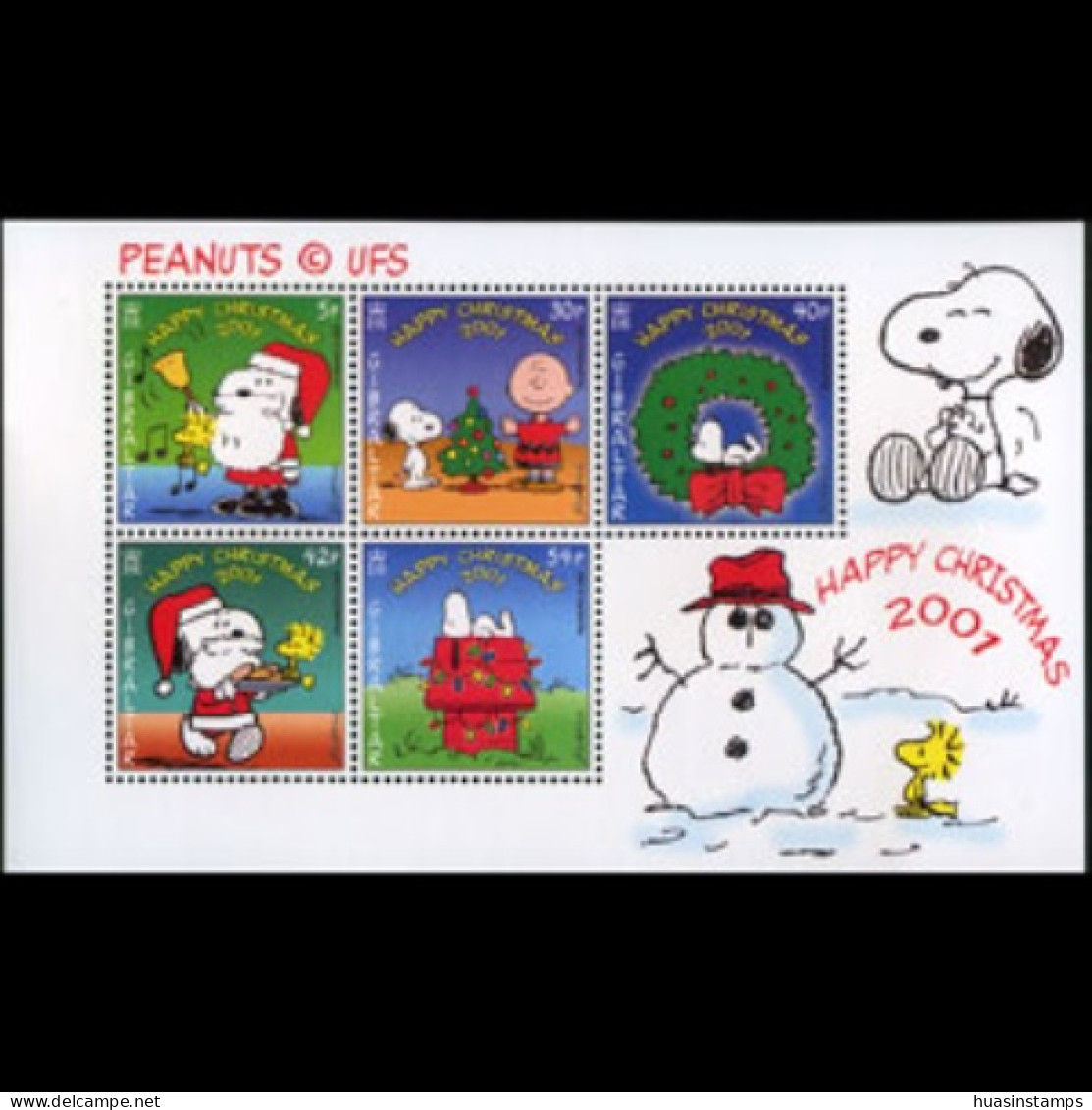 GIBRALTAR 2001 - Scott# 894a S/S Snoopy Comic MNH - Gibraltar