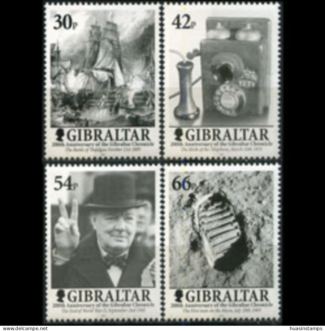 GIBRALTAR 2001 - #881-4 Chronicle Bicent. Set Of 4 MNH - Gibilterra