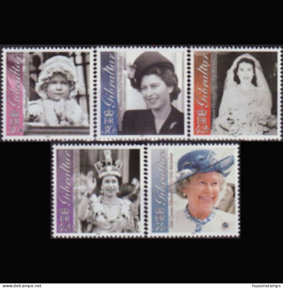 GIBRALTAR 2001 - Scott# 875-9 Queen Birthday Set Of 5 MNH - Gibraltar