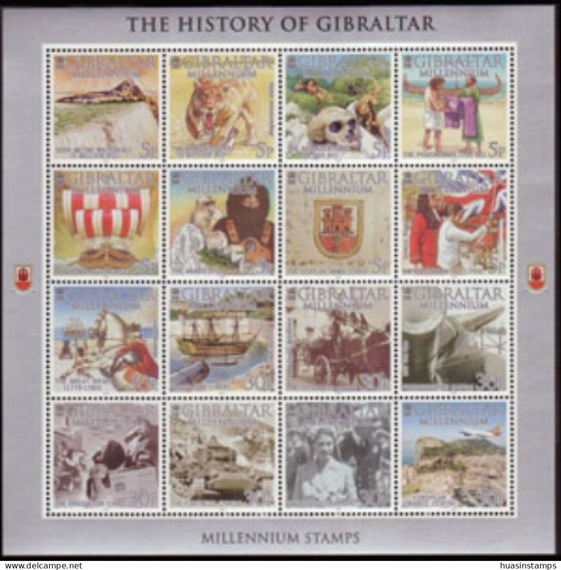 GIBRALTAR 2000 - Scott# 841 Sheet-Millennium MNH - Gibraltar