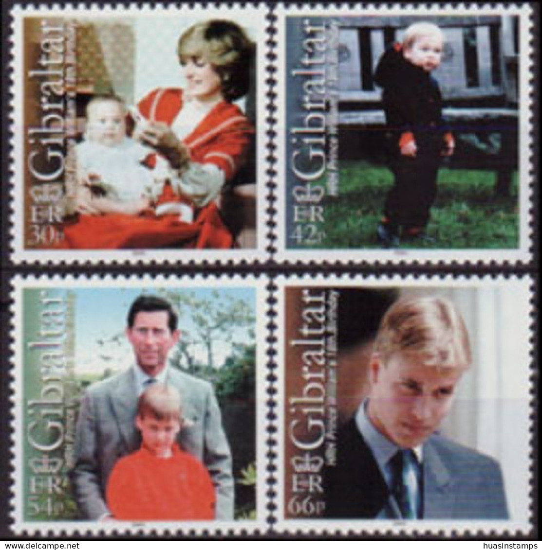 GIBRALTAR 2000 - Scott# 842-5 Prince William Set Of 4 MNH - Gibraltar