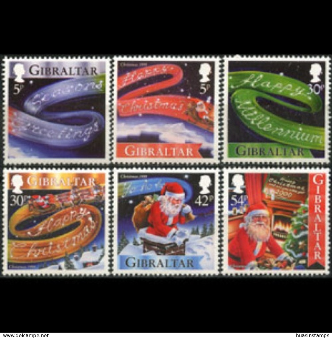 GIBRALTAR 1999 - Scott# 822-7 Christmas Set Of 6 MNH - Gibraltar