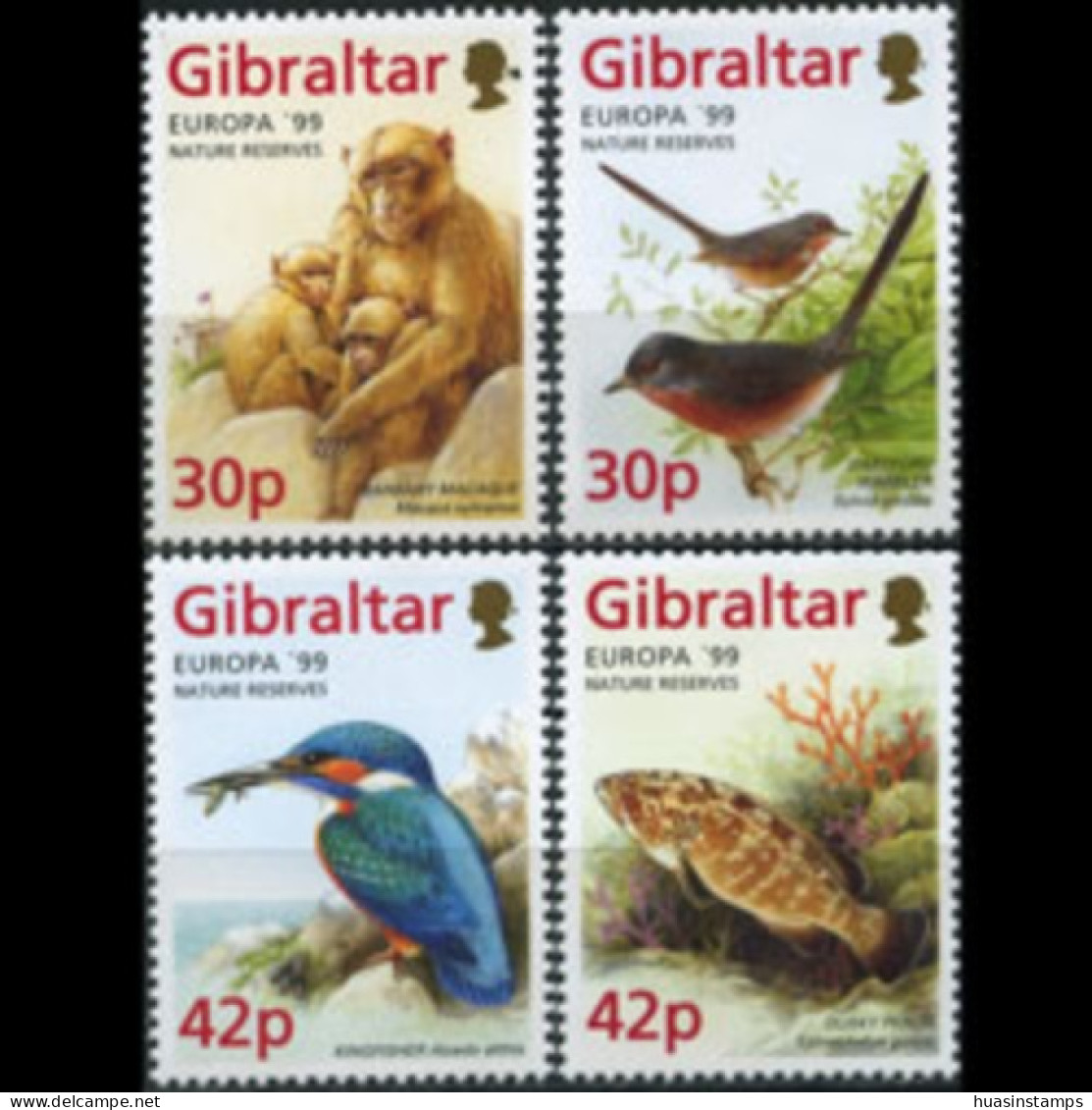 GIBRALTAR 1999 - Scott# 794-7 Europa-Fauna Set Of 4 MNH - Gibraltar