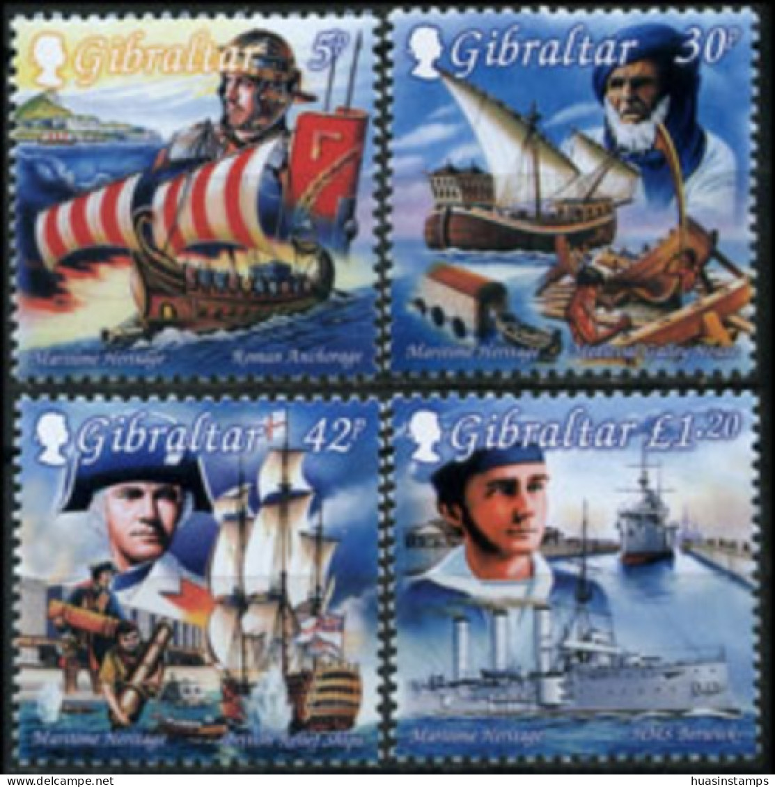 GIBRALTAR 1999 - #798-801 Maritime Heritage Set Of 4 MNH - Gibraltar