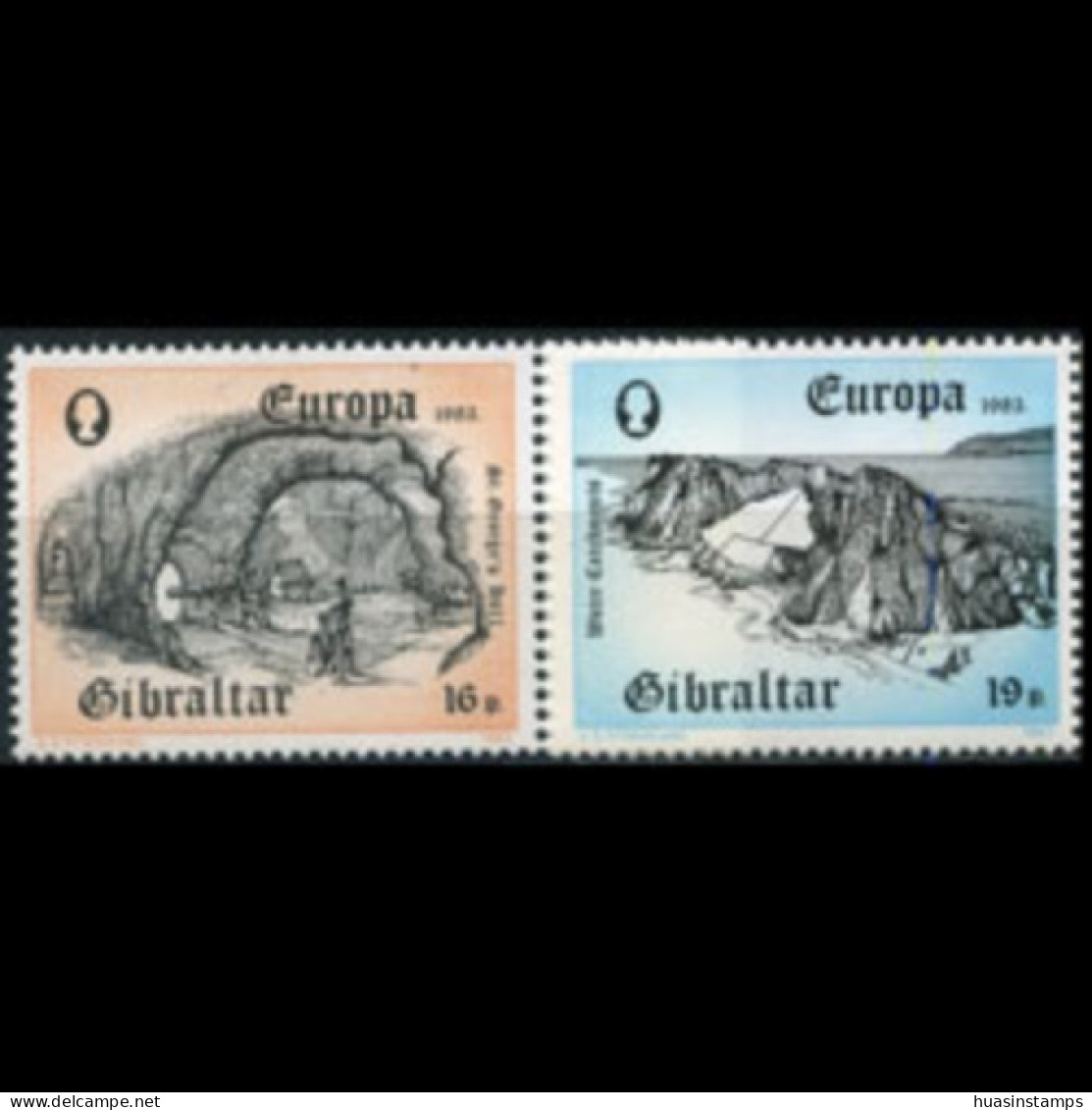 GIBRALTAR 1983 - Scott# 447-8 Europa-Scenes Set Of 2 MNH - Gibraltar