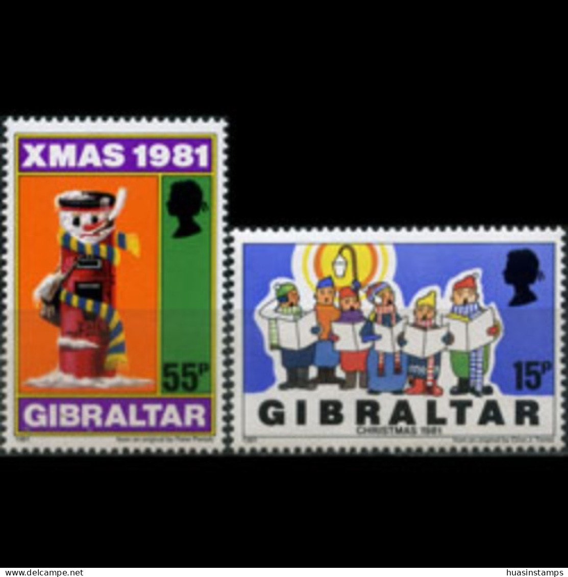 GIBRALTAR 1981 - Scott# 414-5 Christmas Set Of 2 MNH - Gibraltar