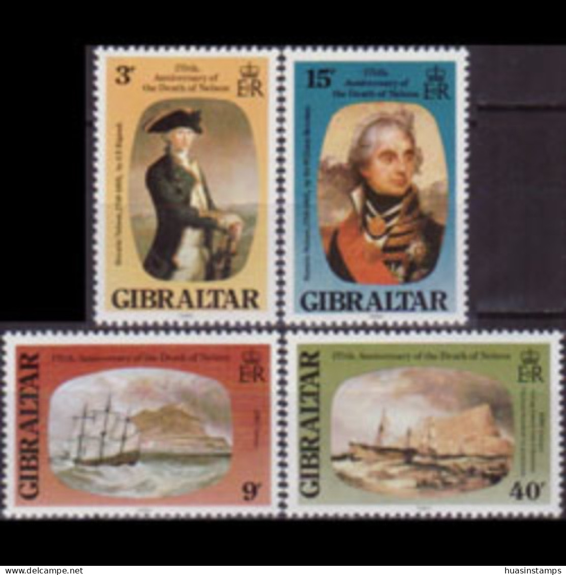 GIBRALTAR 1980 - Scott# 394-7 Paintings-Nelson Set Of 4 MNH - Gibraltar