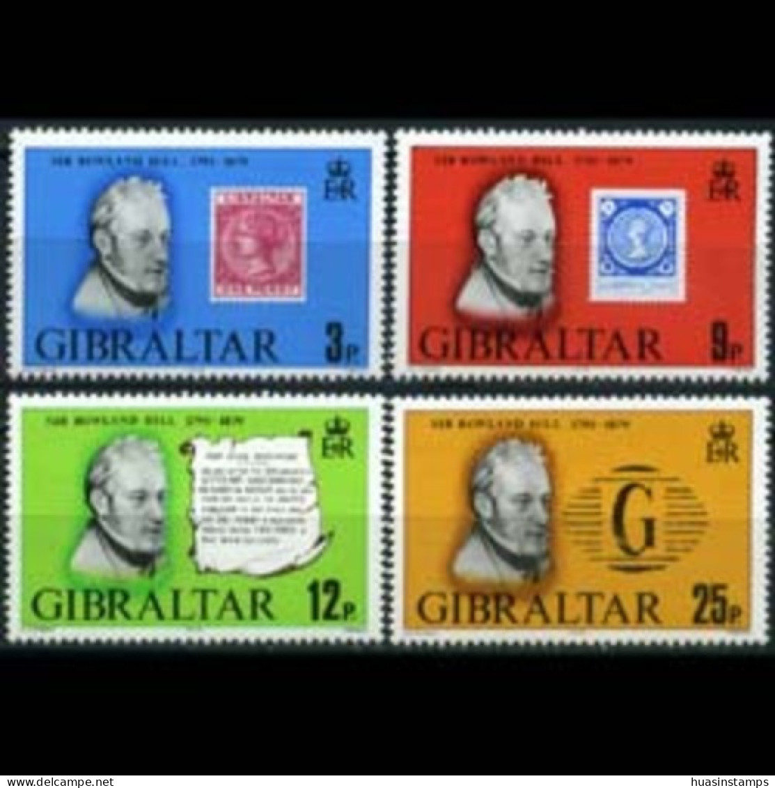 GIBRALTAR 1979 - #378-81 R.Hill Set Of 4 MNH Short Perf. - Gibraltar