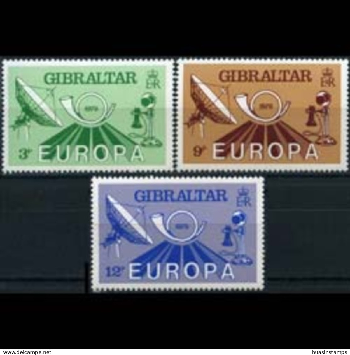 GIBRALTAR 1979 - Scott# 382-4 Europa-Telecom. Set Of 3 MNH - Gibraltar