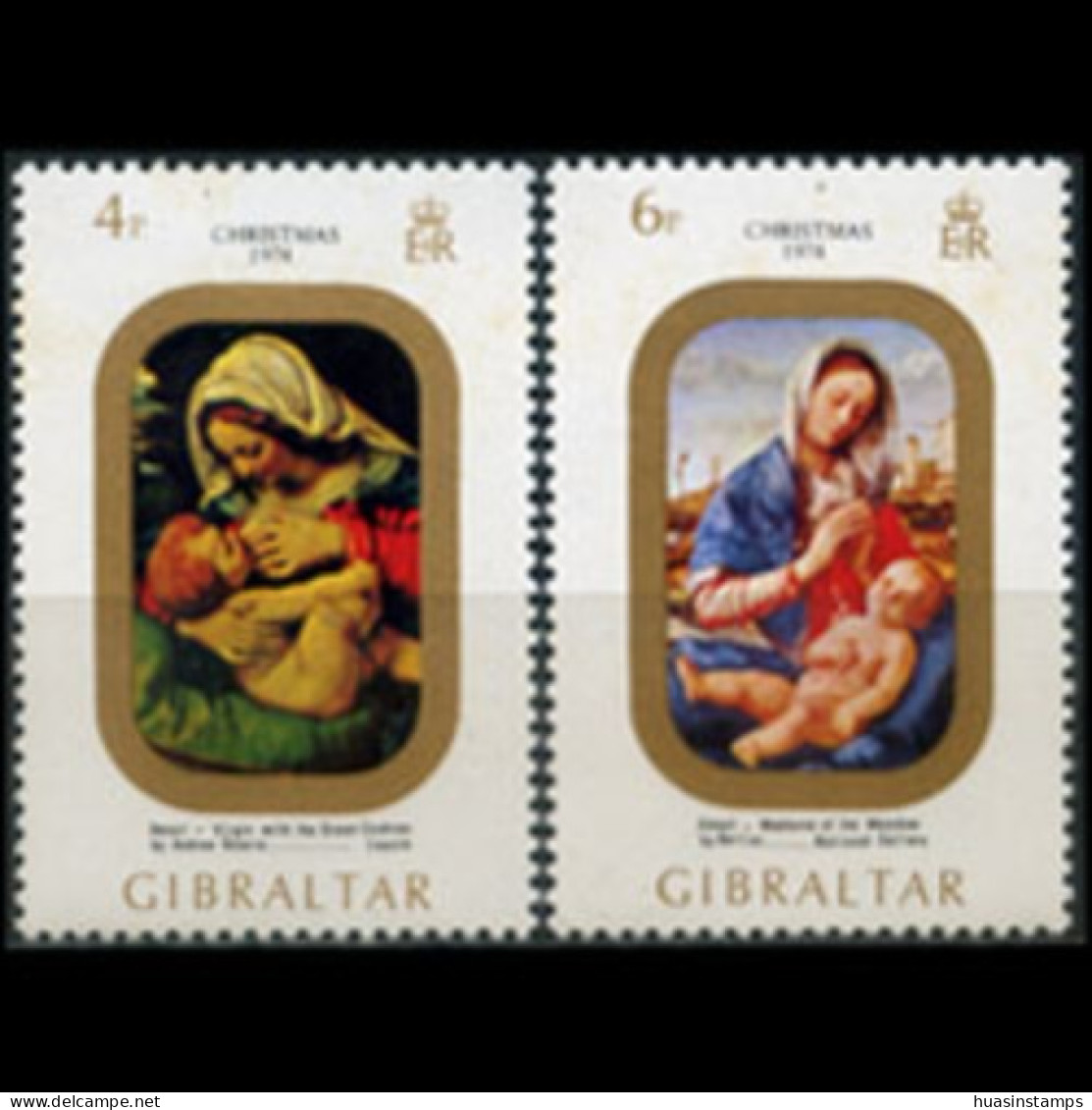 GIBRALTAR 1974 - Scott# 314-5 Christmas Set Of 2 MNH - Gibraltar