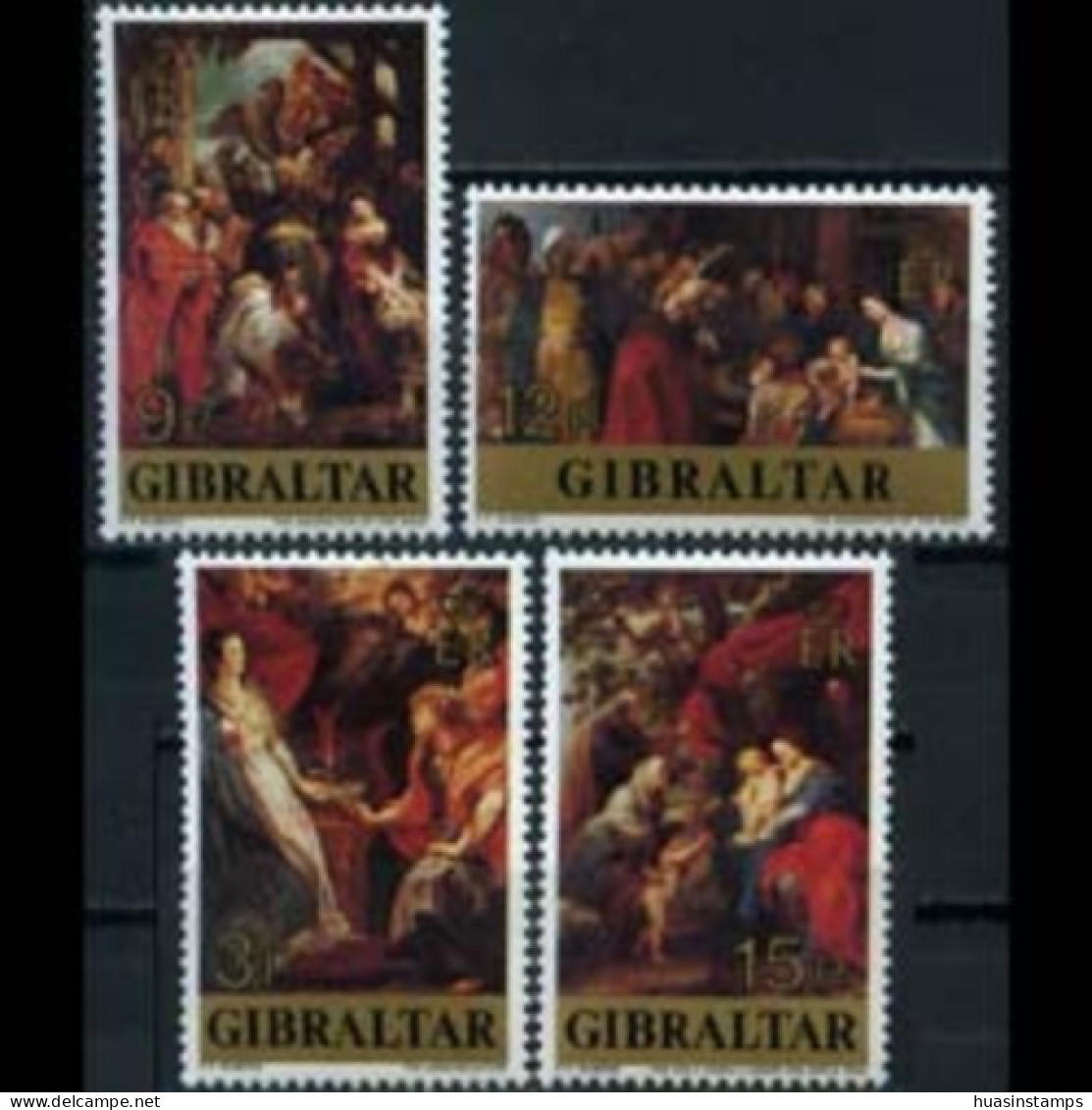 GIBRALTAR 1977 - #359-62 Rubens Paintings Set Of 4 MNH - Gibraltar