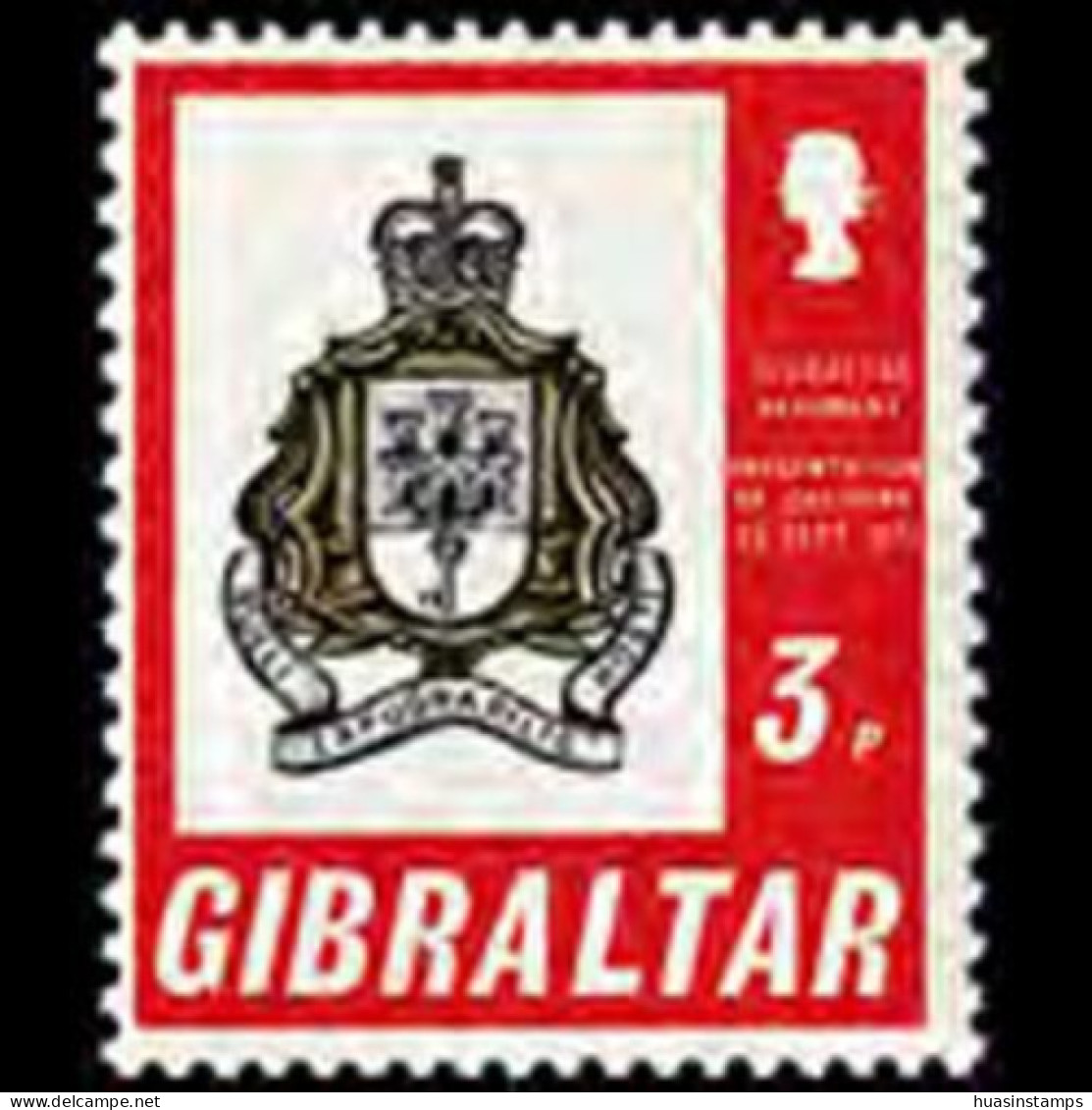 GIBRALTAR 1971 - Scott# 280 Regimental Arms Set Of 1 MNH - Gibraltar