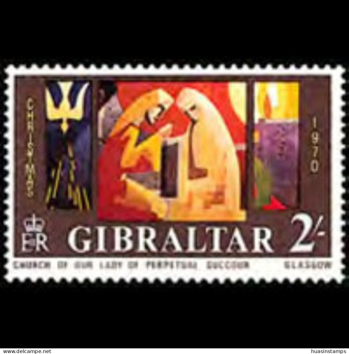 GIBRALTAR 1970 - Scott# 240 Christmas Set Of 1 MNH - Gibraltar