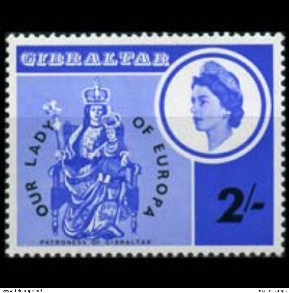 GIBRALTAR 1966 - Scott# 182 Our Lady Set Of 1 MNH - Gibraltar