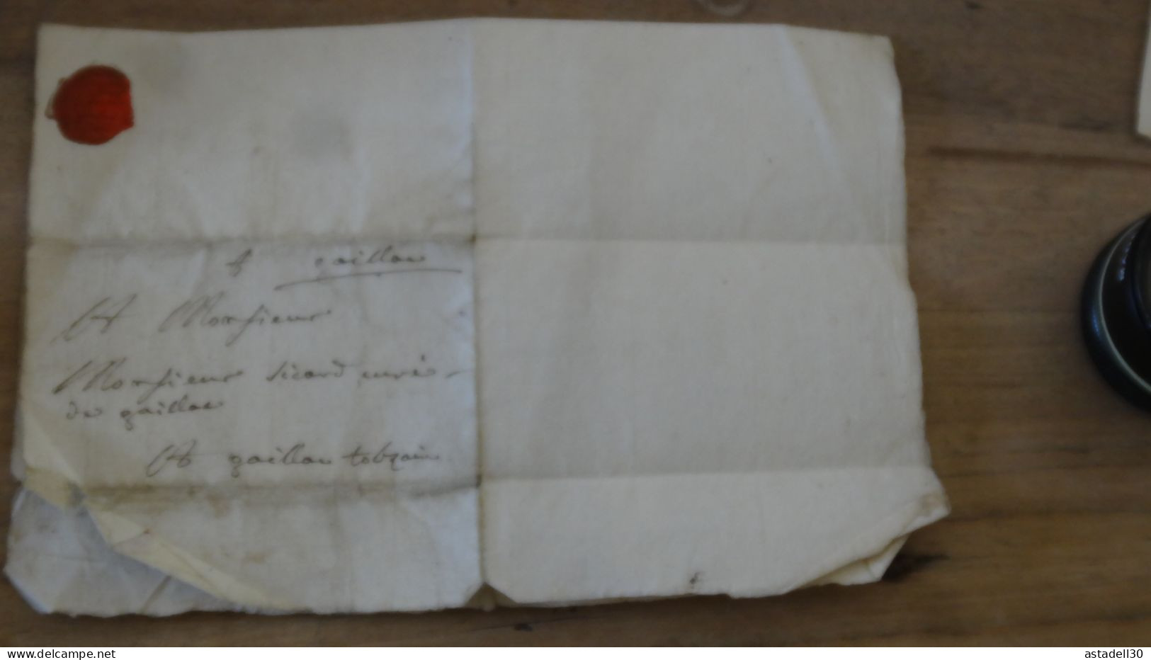 Lettre De 1681, Curé De GAILLAC   ................ PHI ....... 17562 - ....-1700: Précurseurs