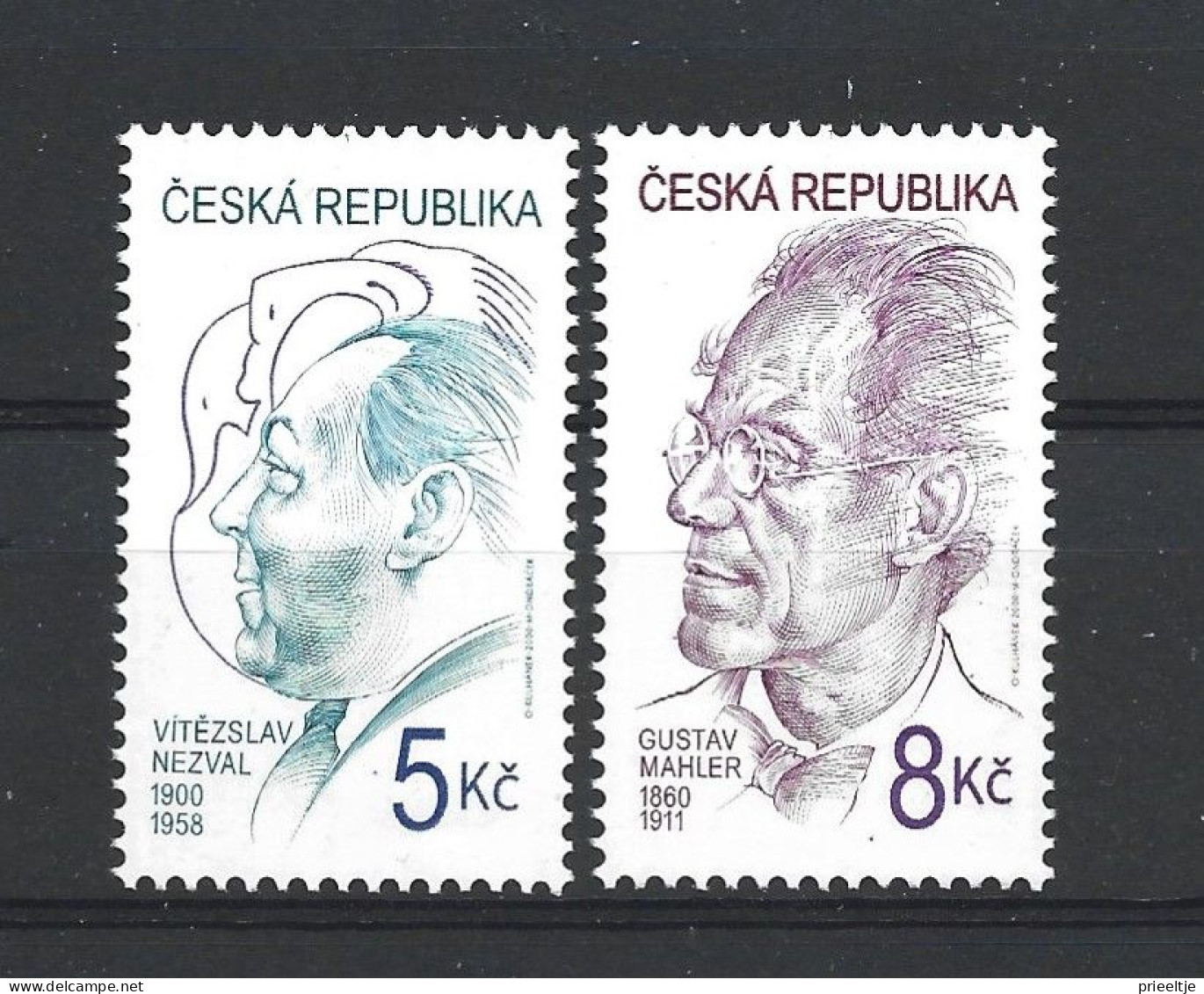 Ceska Rep. 2000 Personalities Y.T. 247/248 ** - Unused Stamps