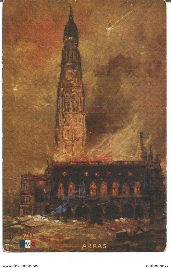 Cathedrale D'Arras. Bombardement Première Guerre Mondiale - Disasters