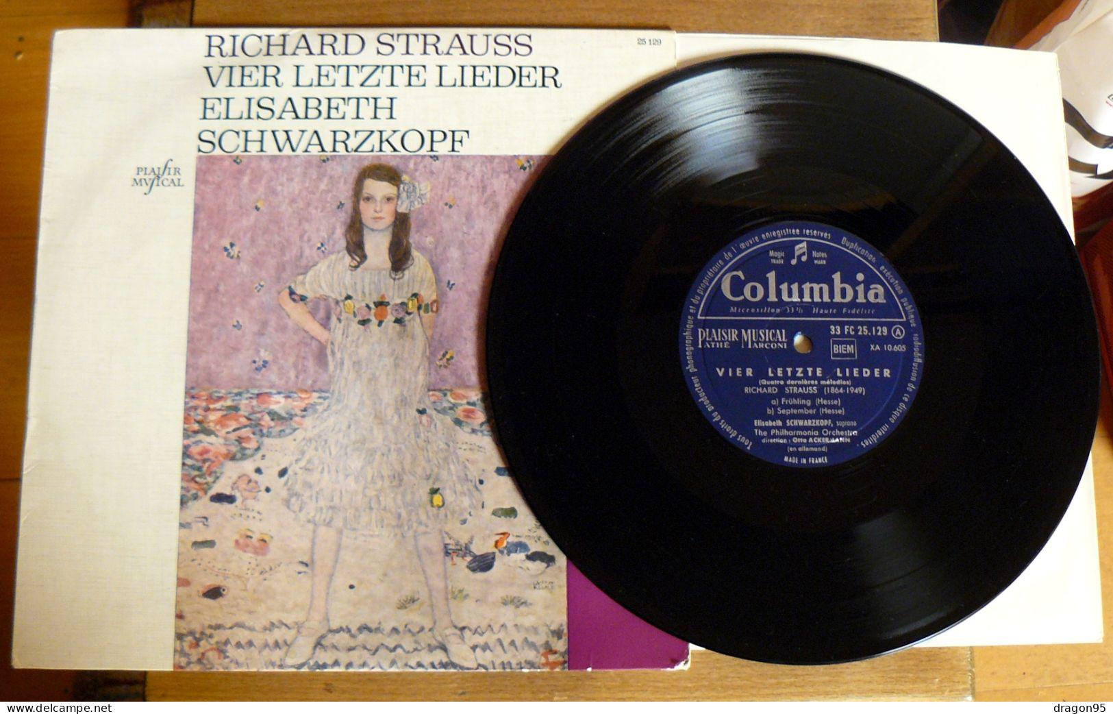 25cm Richard STRAUSS : Vier Letzte Lieder - Elisabeth SCHWARTZKOPF - Classical