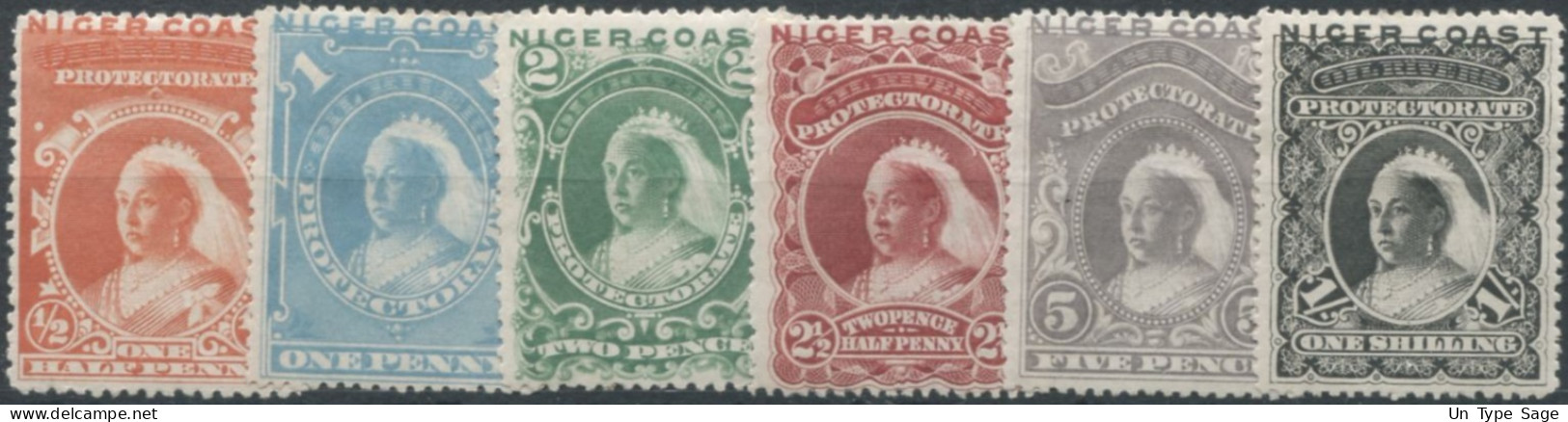 NIGER COAST N°20 à 25 - Neuf* - Cote 85€ - (F712) - Nigeria (...-1960)