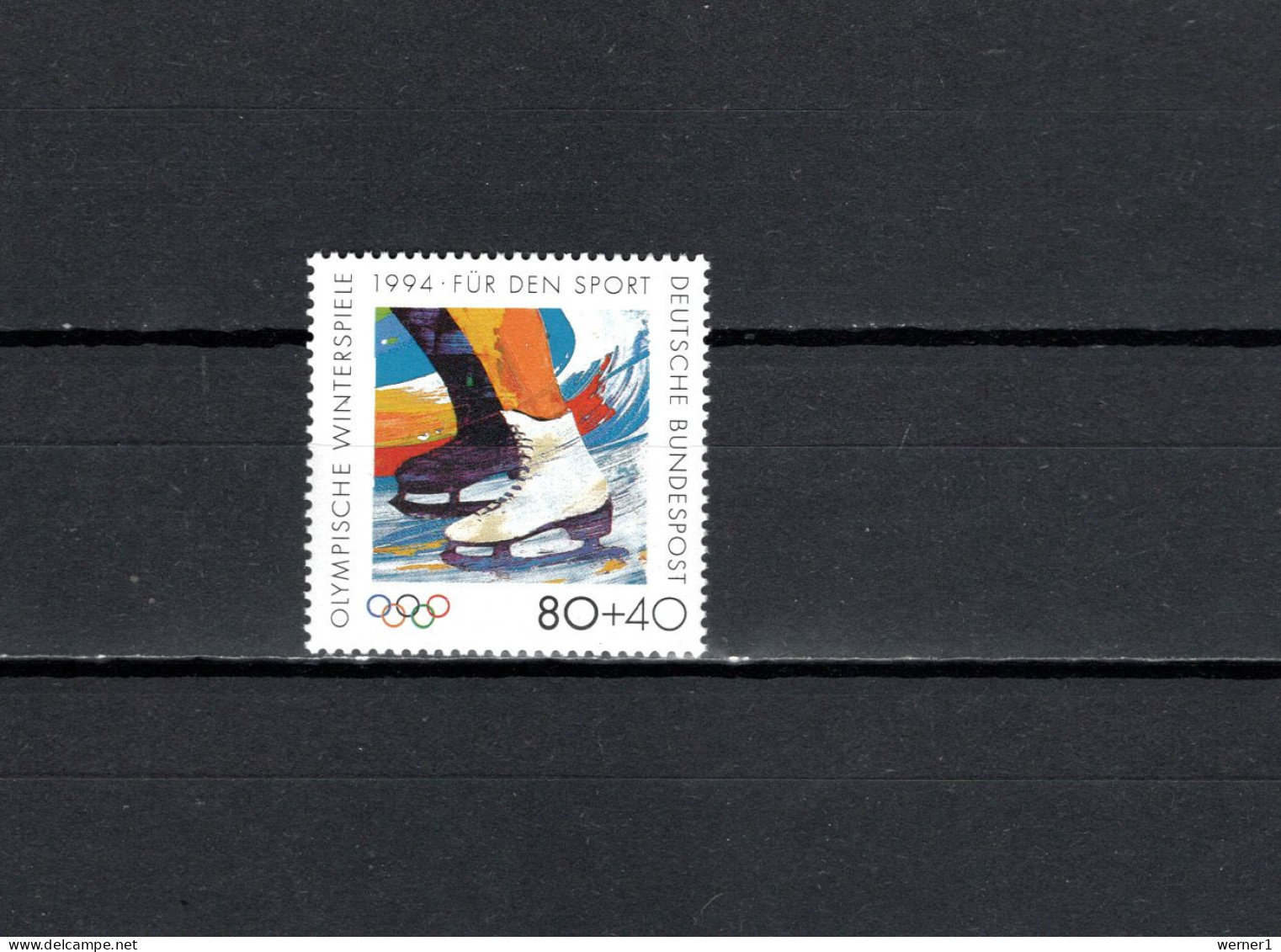 Germany 1994 Olympic Games Lillehammer Stamp MNH - Invierno 1994: Lillehammer