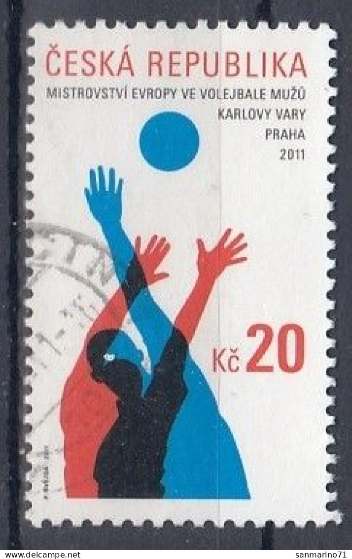 CZECH REPUBLIC 689,used - Volley-Ball