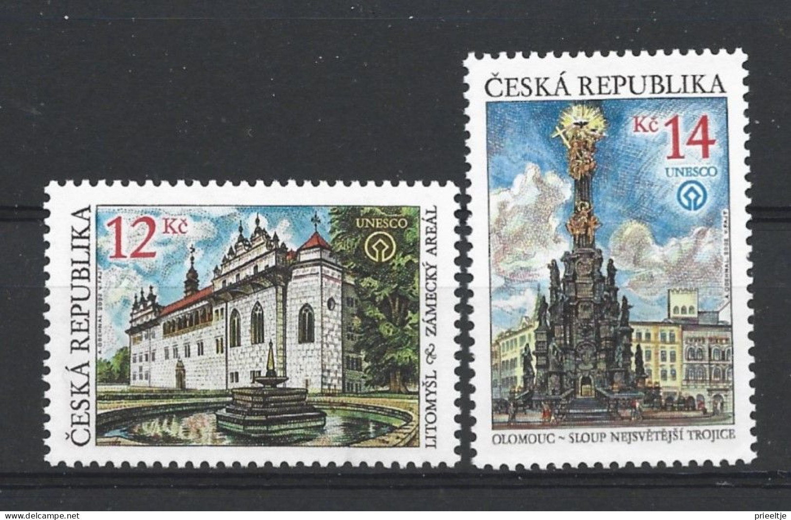 Ceska Rep. 2002 Tourism Y.T. 308/309 ** - Nuovi