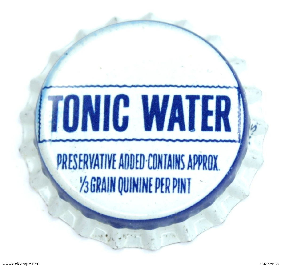 Unused Australia Rare Tonic Water Preservative Soda Bottle Cap - Limonade