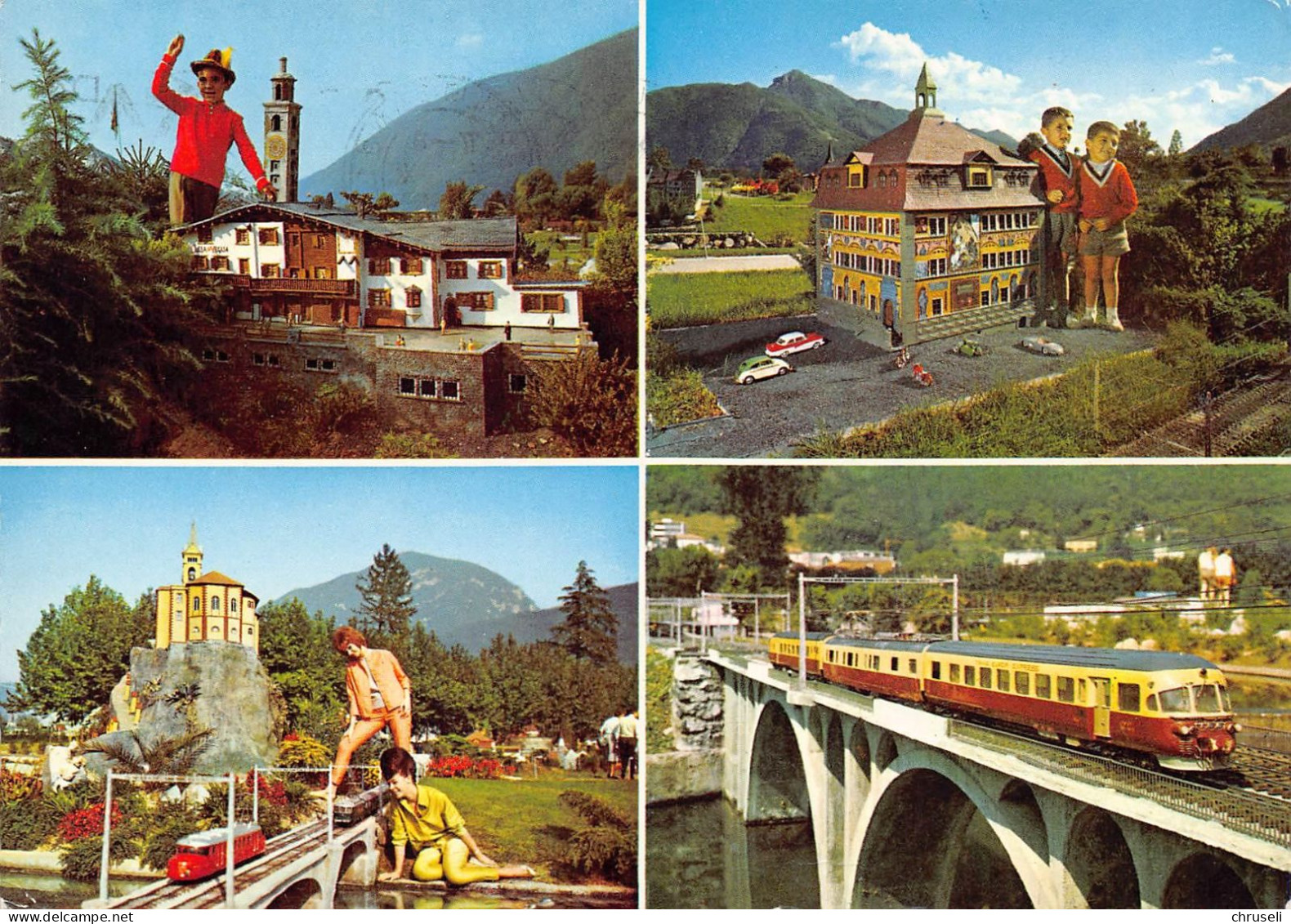 Swiss Miniatur  4 Bild Melide - Melide