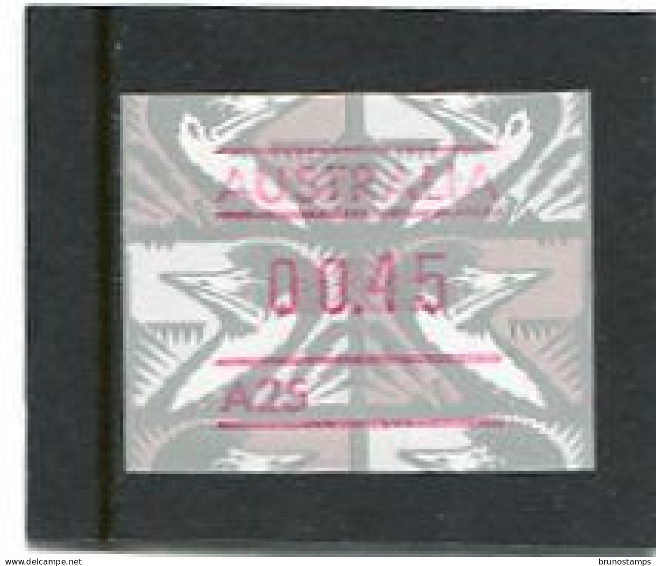 AUSTRALIA - 1993  45c  FRAMA  EMU   NO POSTCODE  A25  MINT NH - Timbres De Distributeurs [ATM]