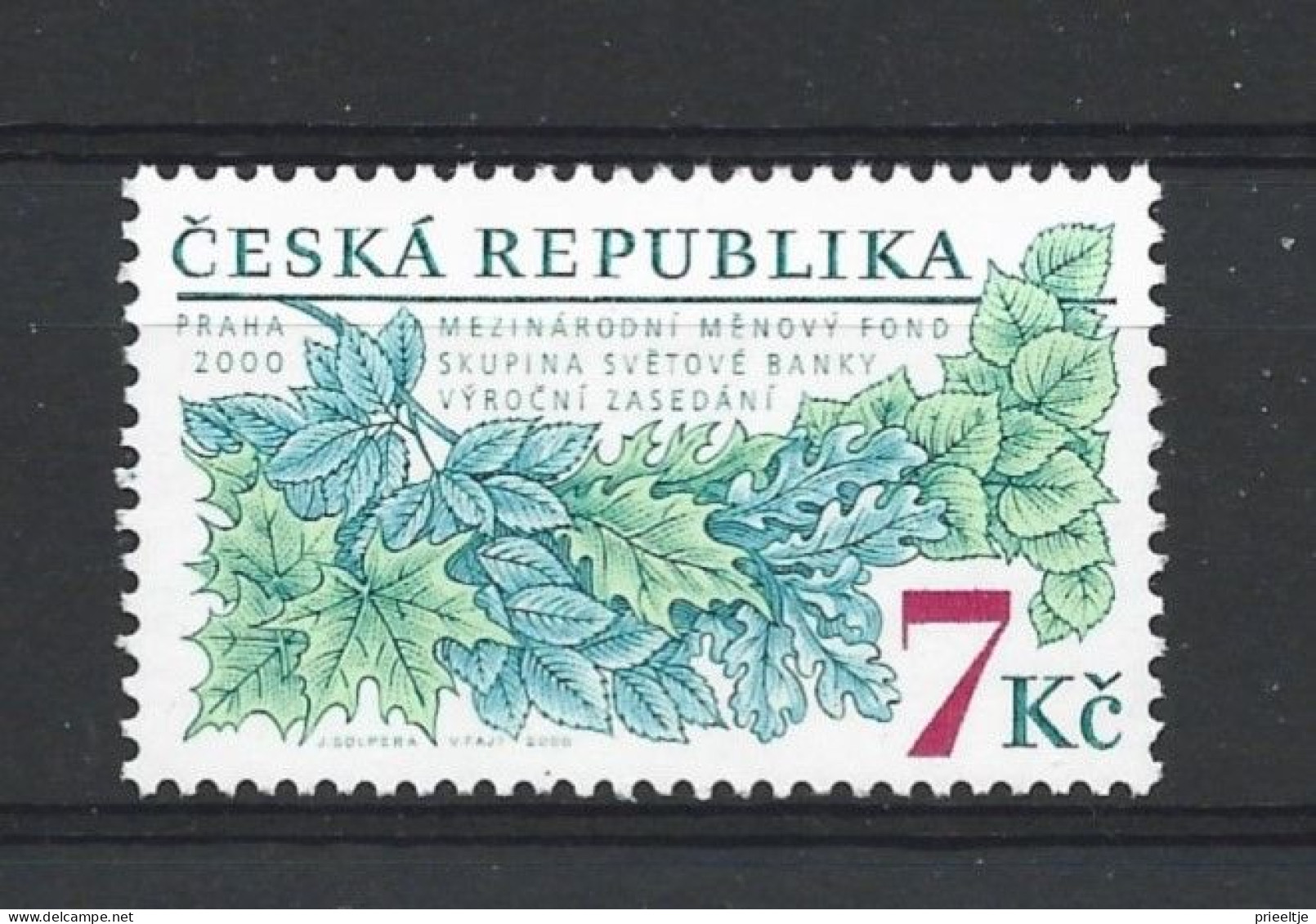 Ceska Rep. 2000 World Bank Anual Reunion Y.T. 255 ** - Unused Stamps